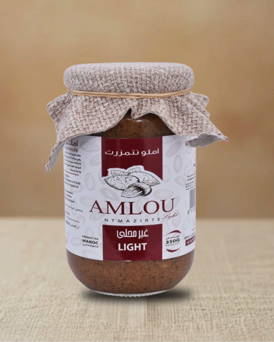 Amlou Ntmazirte Light | Low Sugar Moroccan Almond Argan Spread | Tizwit N'Tmazirte