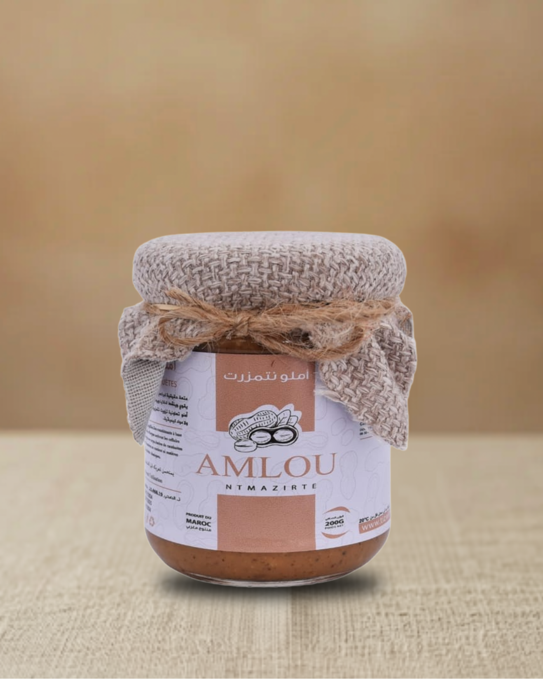 Amlou Ntmazirte Natural | Traditional Moroccan Amlou with peanuts Tizwit N'Tmazirte