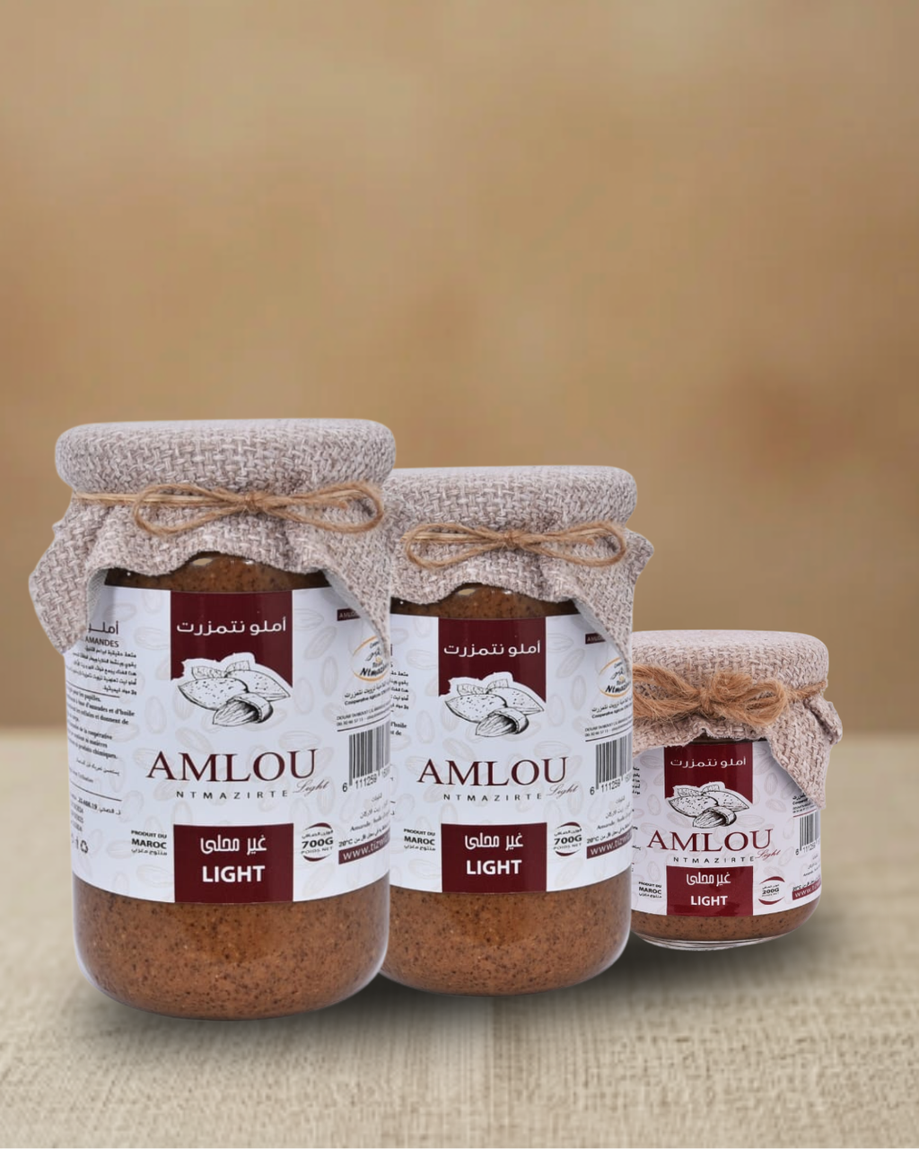 Amlou Ntmazirte Light | Low Sugar Moroccan Almond Argan Spread | Tizwit N'Tmazirte