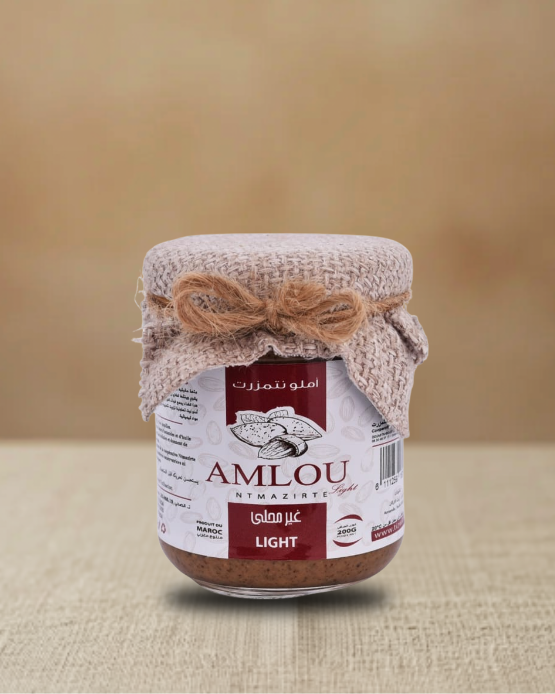 Amlou Ntmazirte Light | Low Sugar Moroccan Almond Argan Spread | Tizwit N'Tmazirte
