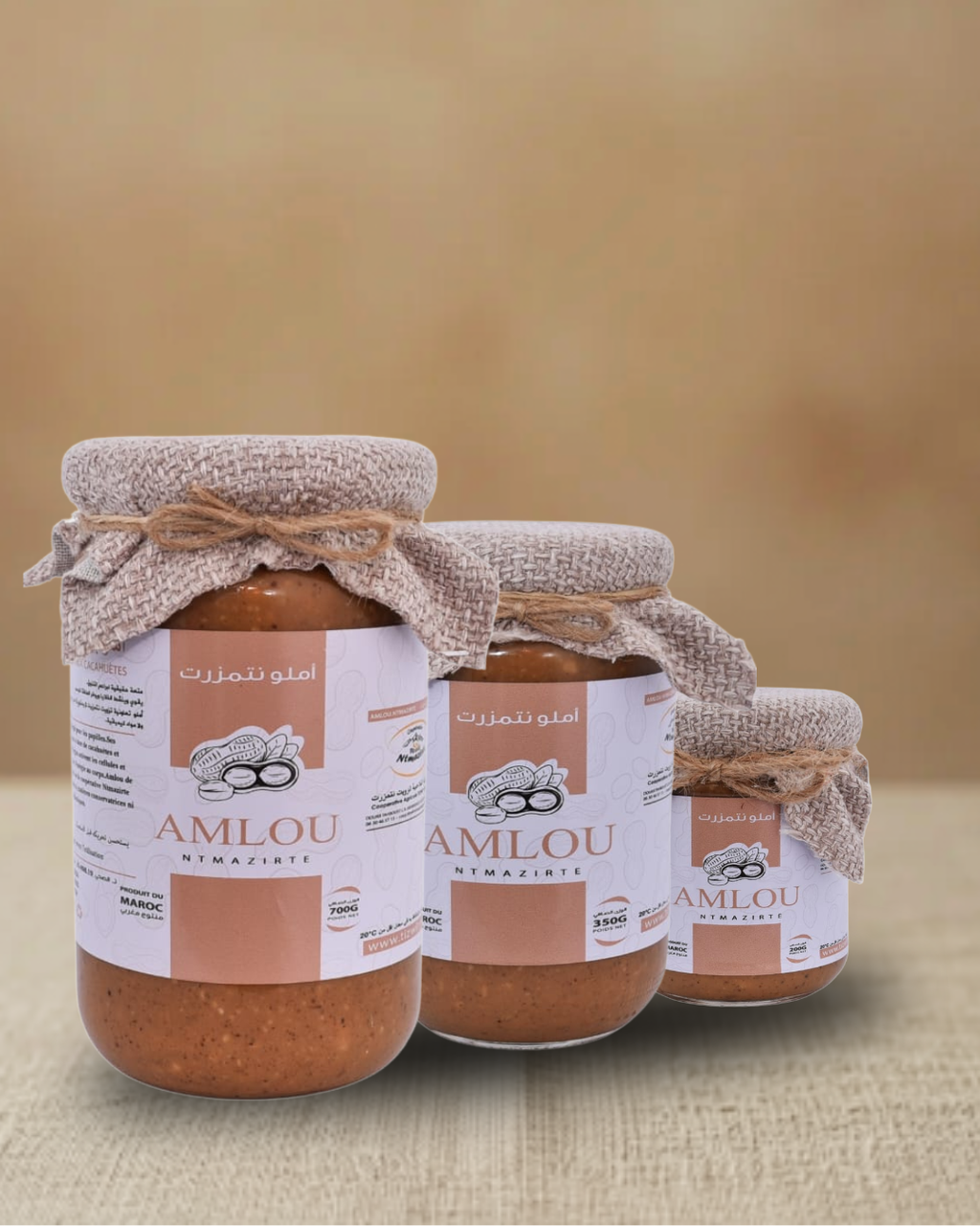 Amlou Ntmazirte Natural | Traditional Moroccan Amlou with peanuts Tizwit N'Tmazirte